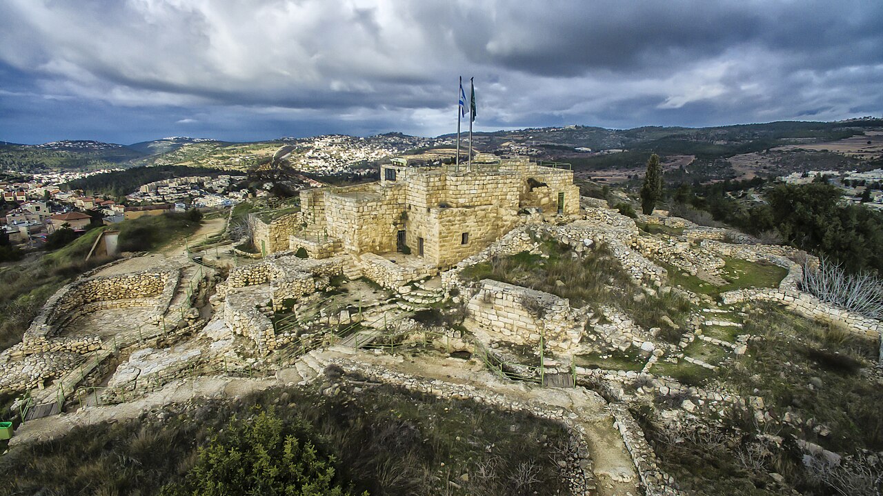 panorama of Al Qastal
