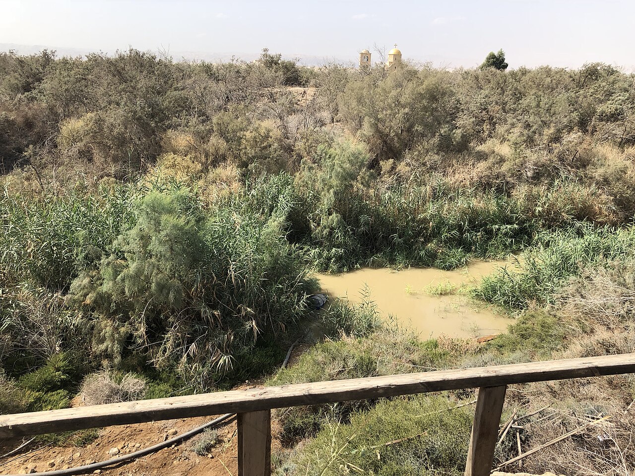 closeup of the Jordan River somewhat by the Dead Sea